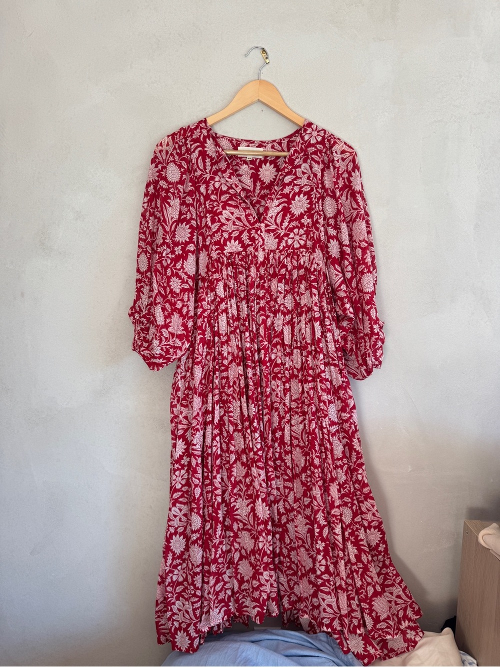 Daughters of India Red Kyra Dress - XS